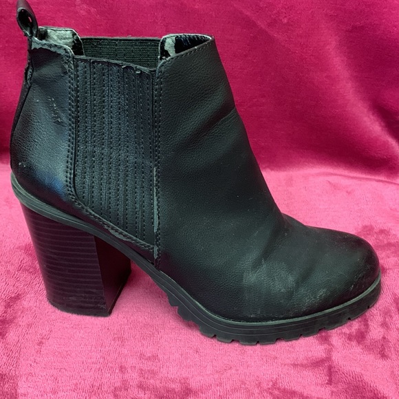Sam & Libby Black Boots Size 7.5 - Picture 4 of 9